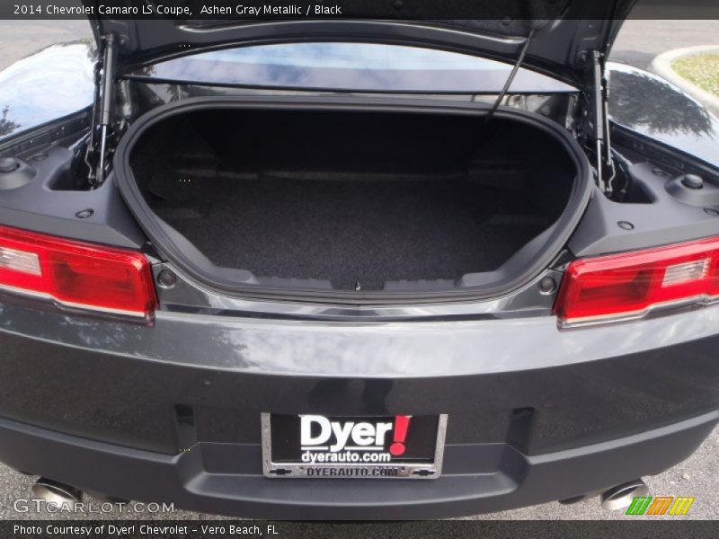 Ashen Gray Metallic / Black 2014 Chevrolet Camaro LS Coupe