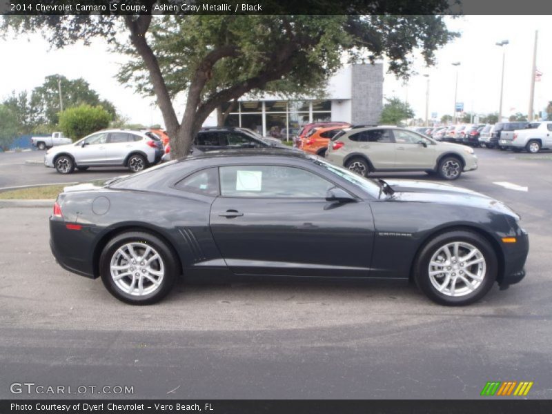 Ashen Gray Metallic / Black 2014 Chevrolet Camaro LS Coupe