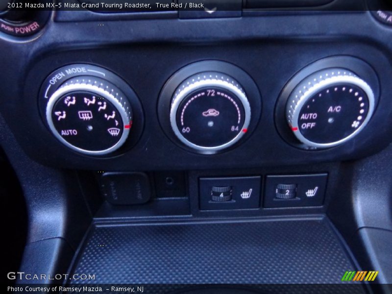 Controls of 2012 MX-5 Miata Grand Touring Roadster