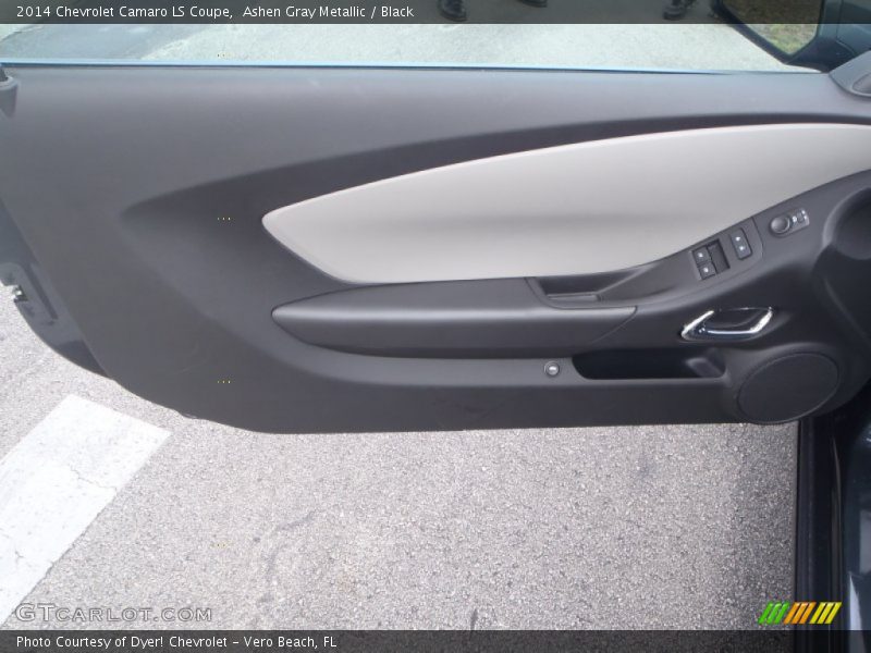 Ashen Gray Metallic / Black 2014 Chevrolet Camaro LS Coupe