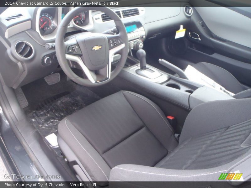 Ashen Gray Metallic / Black 2014 Chevrolet Camaro LS Coupe