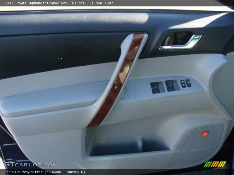 Nautical Blue Pearl / Ash 2011 Toyota Highlander Limited 4WD