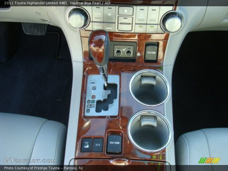 Nautical Blue Pearl / Ash 2011 Toyota Highlander Limited 4WD