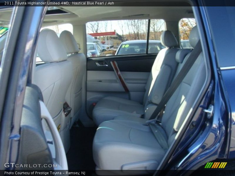Nautical Blue Pearl / Ash 2011 Toyota Highlander Limited 4WD