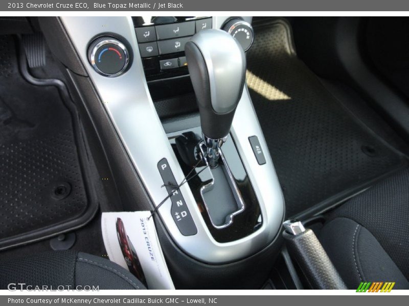 Blue Topaz Metallic / Jet Black 2013 Chevrolet Cruze ECO