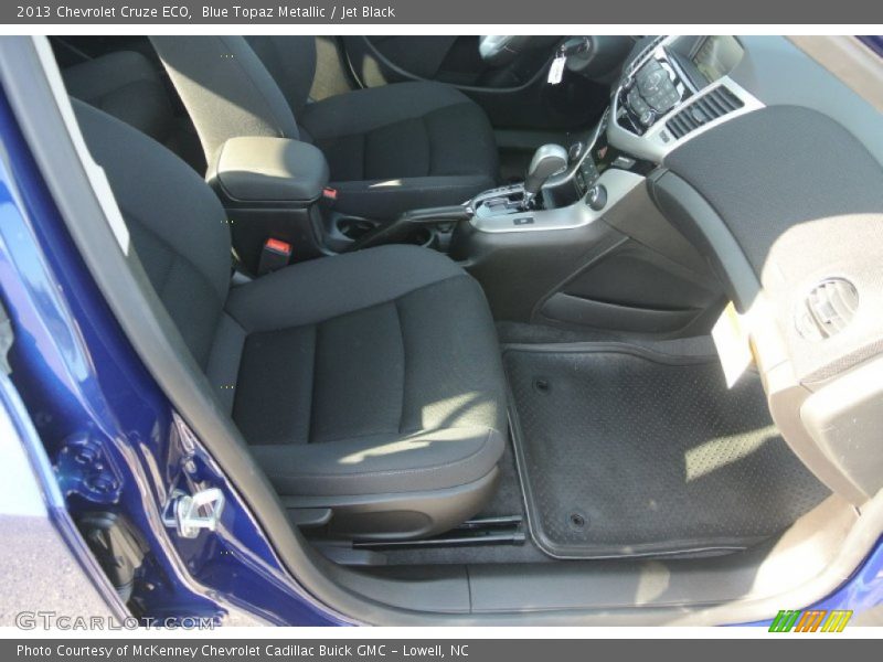 Blue Topaz Metallic / Jet Black 2013 Chevrolet Cruze ECO