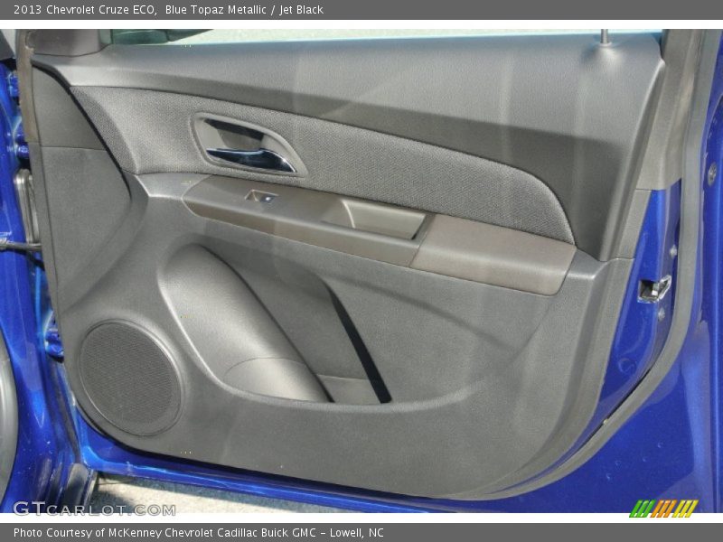 Blue Topaz Metallic / Jet Black 2013 Chevrolet Cruze ECO
