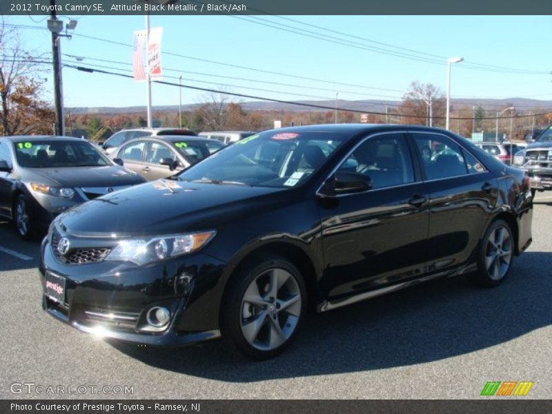 Attitude Black Metallic / Black/Ash 2012 Toyota Camry SE