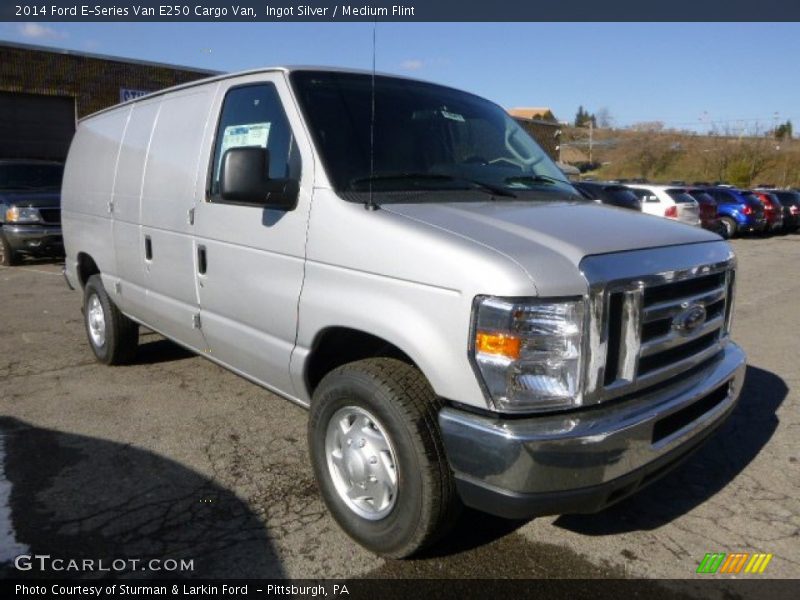 Ingot Silver / Medium Flint 2014 Ford E-Series Van E250 Cargo Van