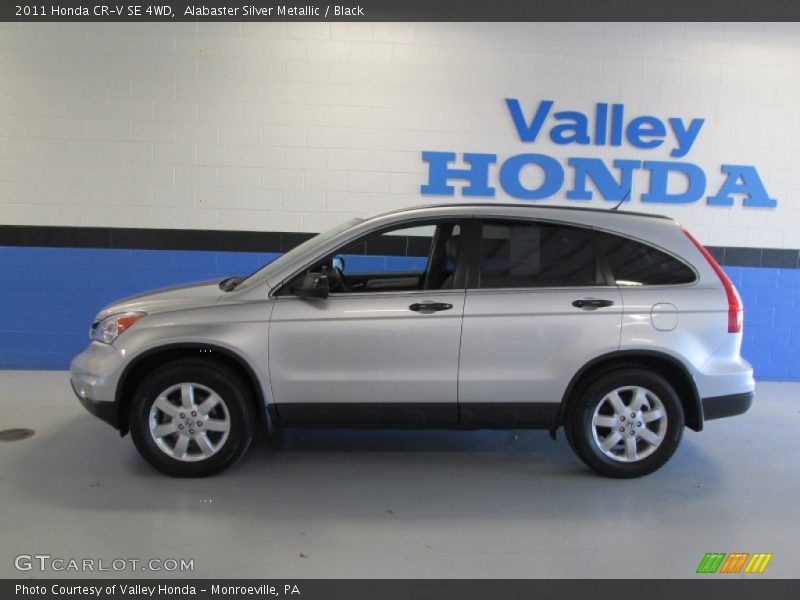 Alabaster Silver Metallic / Black 2011 Honda CR-V SE 4WD