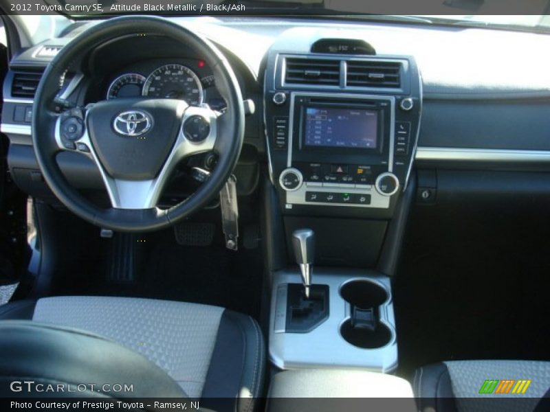 Attitude Black Metallic / Black/Ash 2012 Toyota Camry SE