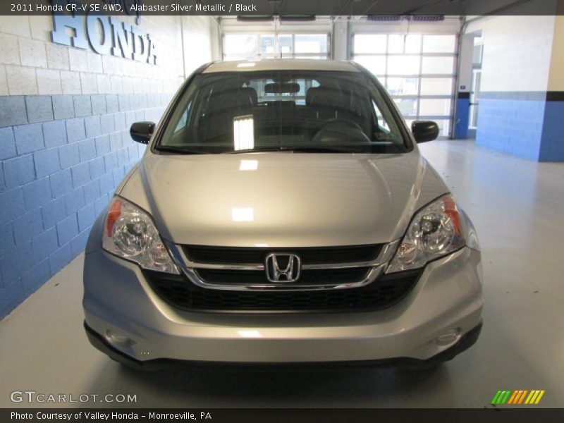 Alabaster Silver Metallic / Black 2011 Honda CR-V SE 4WD