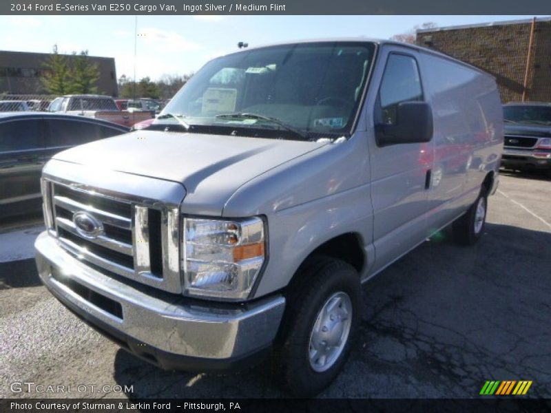 Ingot Silver / Medium Flint 2014 Ford E-Series Van E250 Cargo Van