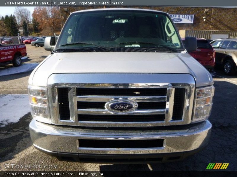 Ingot Silver / Medium Flint 2014 Ford E-Series Van E250 Cargo Van