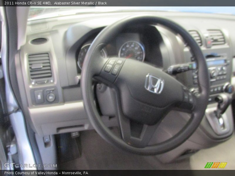 Alabaster Silver Metallic / Black 2011 Honda CR-V SE 4WD