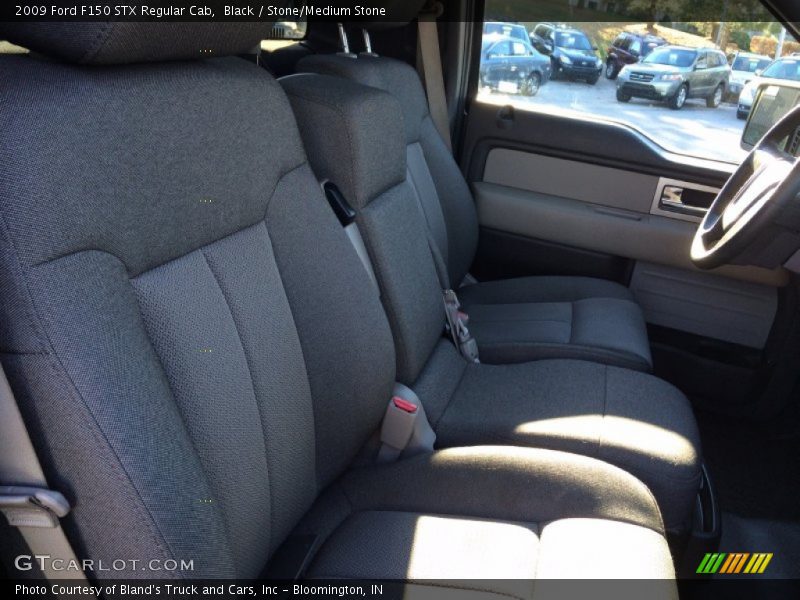Black / Stone/Medium Stone 2009 Ford F150 STX Regular Cab