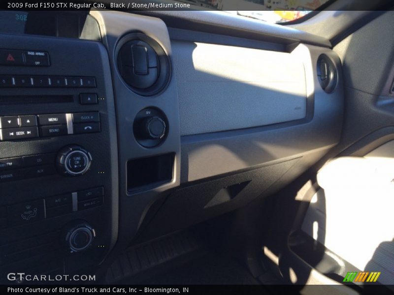 Black / Stone/Medium Stone 2009 Ford F150 STX Regular Cab