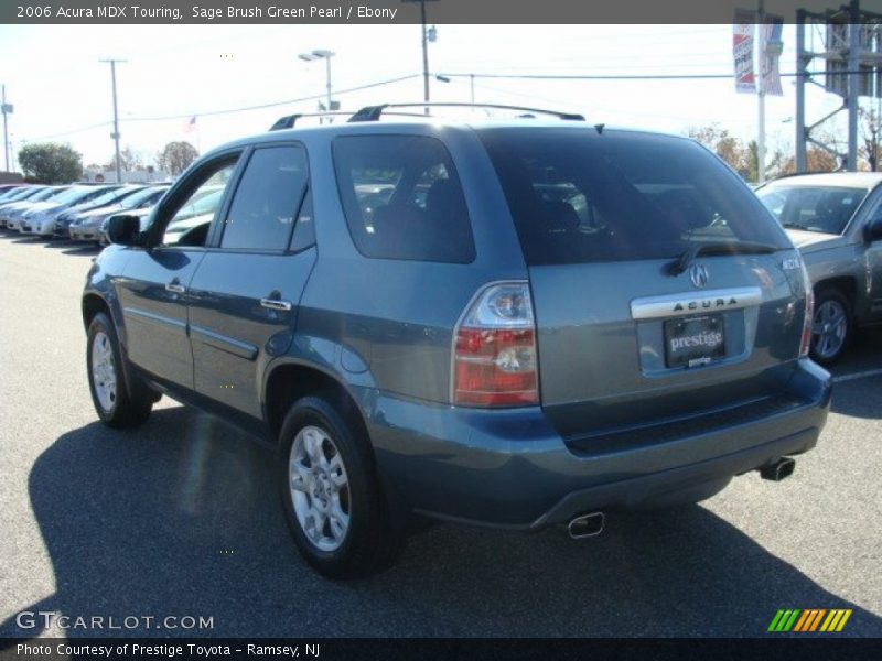 Sage Brush Green Pearl / Ebony 2006 Acura MDX Touring