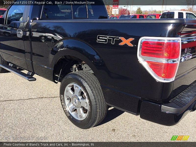 Black / Stone/Medium Stone 2009 Ford F150 STX Regular Cab