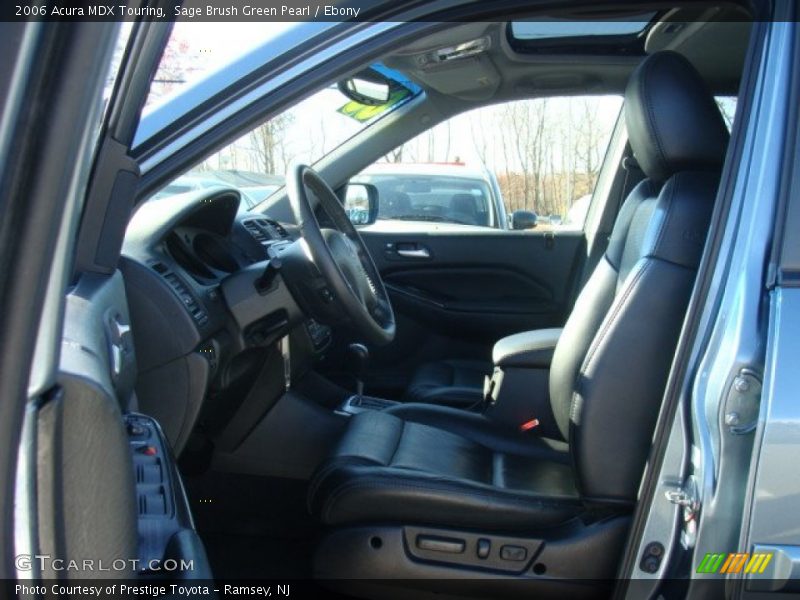Sage Brush Green Pearl / Ebony 2006 Acura MDX Touring