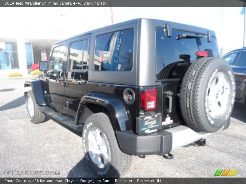 Black / Black 2014 Jeep Wrangler Unlimited Sahara 4x4