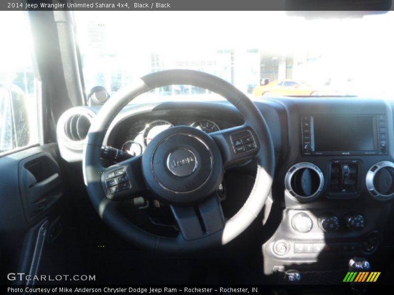 Black / Black 2014 Jeep Wrangler Unlimited Sahara 4x4