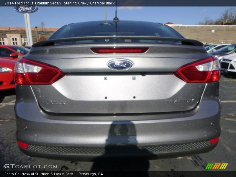 Sterling Gray / Charcoal Black 2014 Ford Focus Titanium Sedan