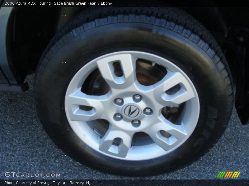 Sage Brush Green Pearl / Ebony 2006 Acura MDX Touring