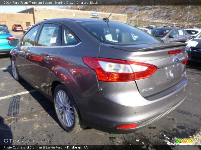 Sterling Gray / Charcoal Black 2014 Ford Focus Titanium Sedan