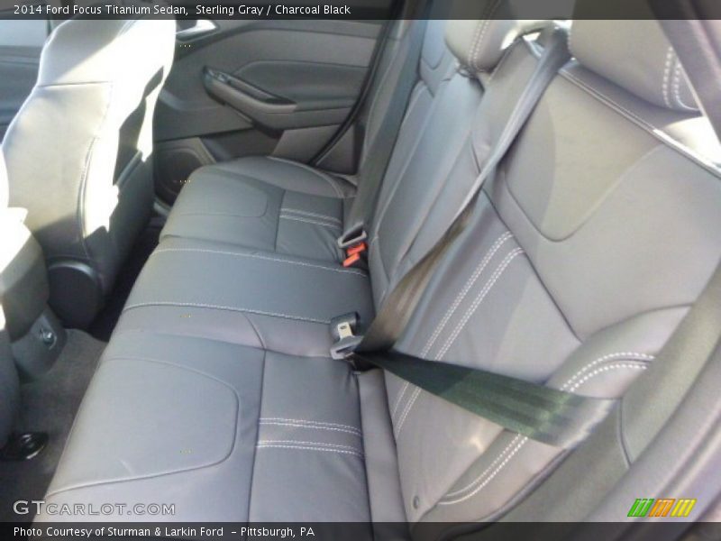 Sterling Gray / Charcoal Black 2014 Ford Focus Titanium Sedan