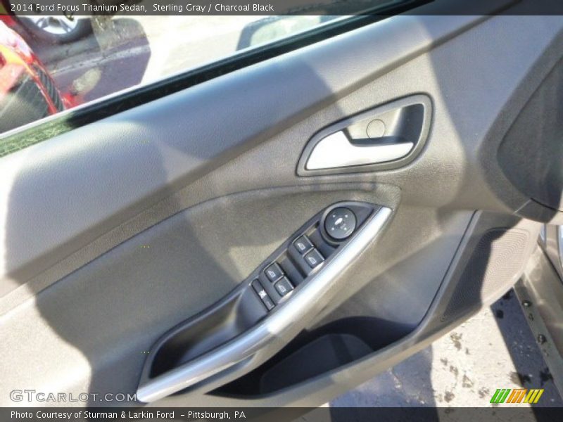 Sterling Gray / Charcoal Black 2014 Ford Focus Titanium Sedan