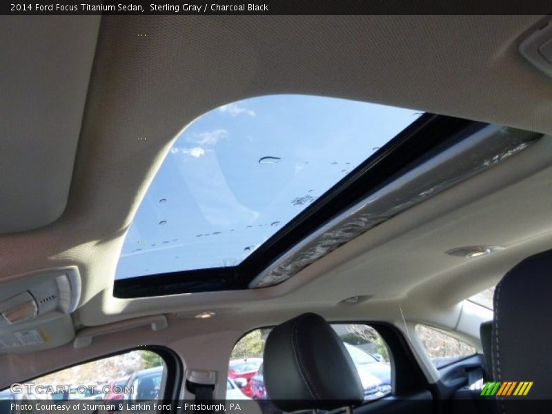 Sterling Gray / Charcoal Black 2014 Ford Focus Titanium Sedan