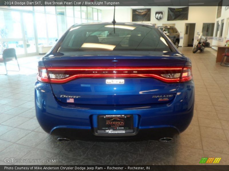 Blue Streak Pearl Coat / Black/Light Tungsten 2014 Dodge Dart SXT