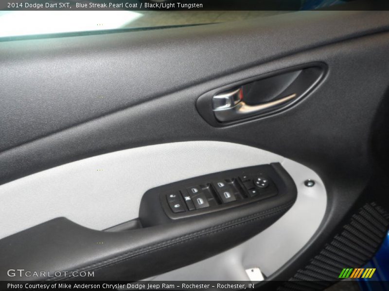 Blue Streak Pearl Coat / Black/Light Tungsten 2014 Dodge Dart SXT