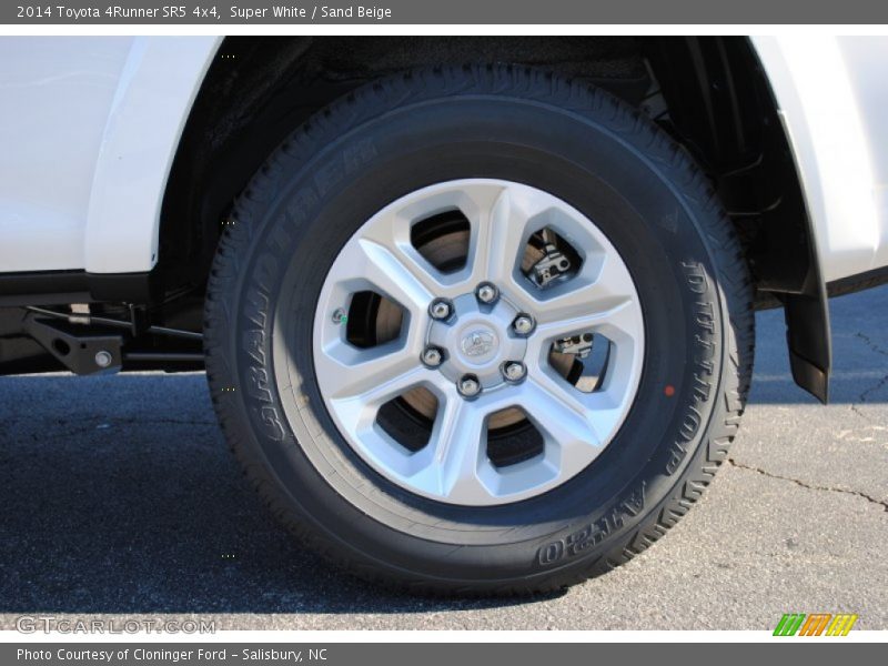 Super White / Sand Beige 2014 Toyota 4Runner SR5 4x4