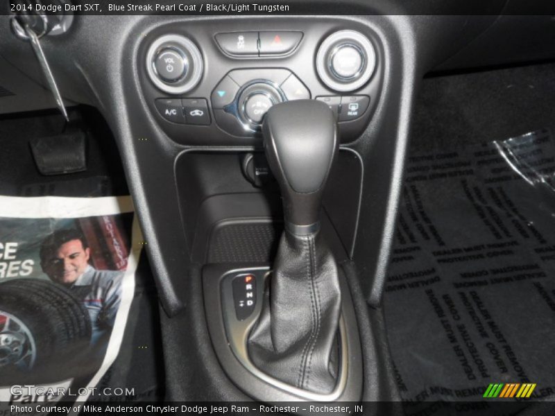 Blue Streak Pearl Coat / Black/Light Tungsten 2014 Dodge Dart SXT
