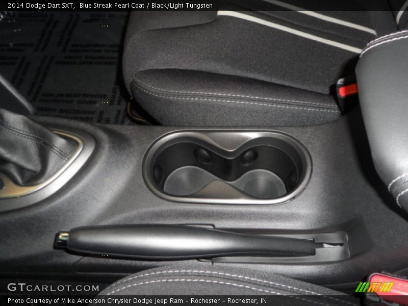 Blue Streak Pearl Coat / Black/Light Tungsten 2014 Dodge Dart SXT