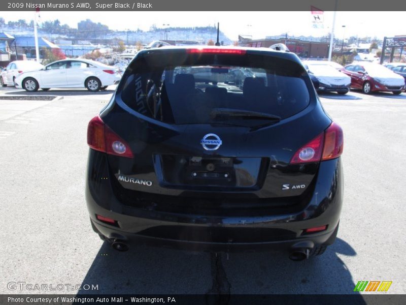 Super Black / Black 2009 Nissan Murano S AWD