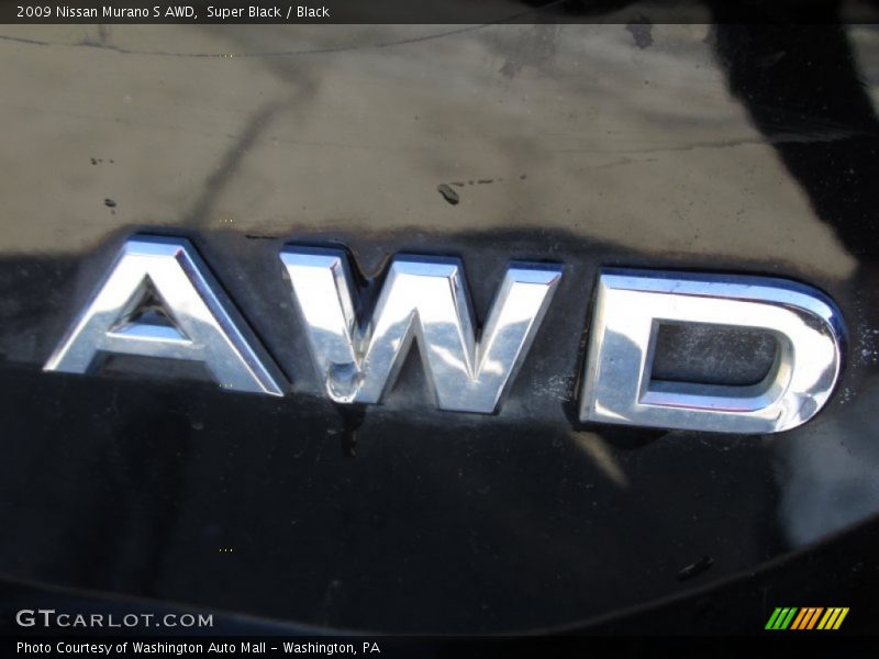 Super Black / Black 2009 Nissan Murano S AWD