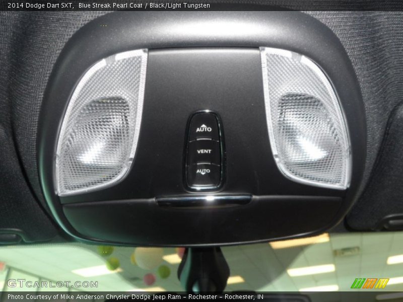 Blue Streak Pearl Coat / Black/Light Tungsten 2014 Dodge Dart SXT