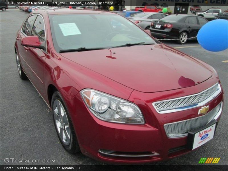 Red Jewel Tintcoat / Cocoa/Cashmere 2011 Chevrolet Malibu LT