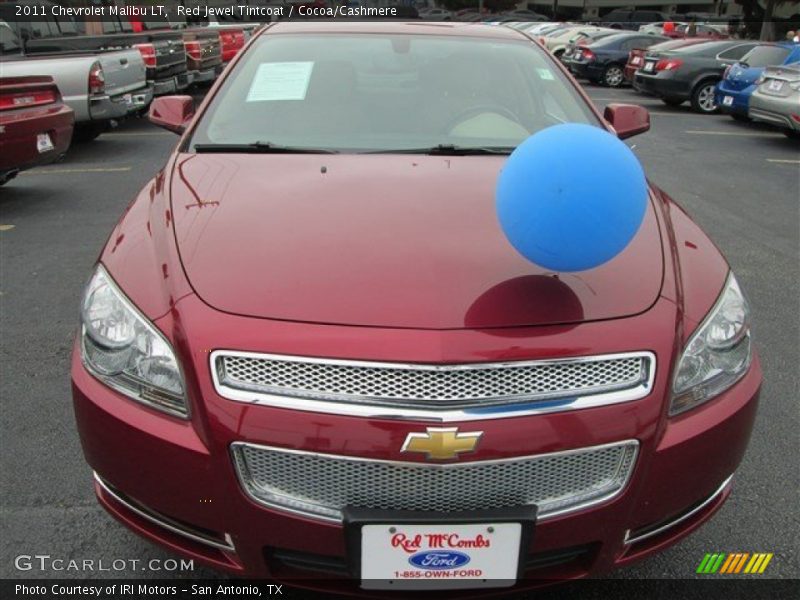 Red Jewel Tintcoat / Cocoa/Cashmere 2011 Chevrolet Malibu LT