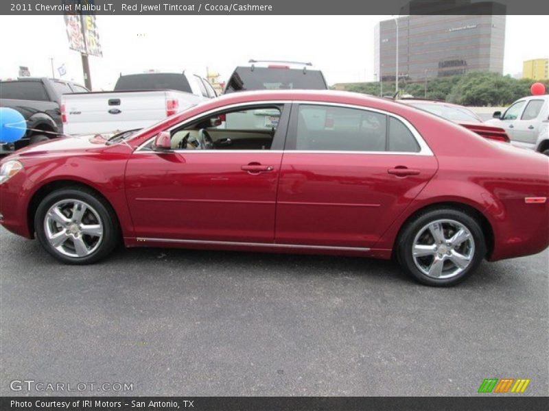 Red Jewel Tintcoat / Cocoa/Cashmere 2011 Chevrolet Malibu LT