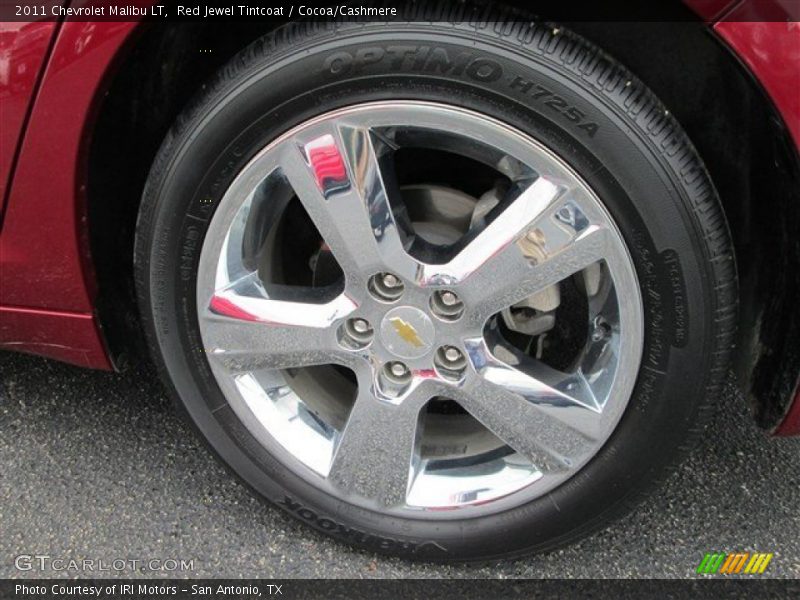 Red Jewel Tintcoat / Cocoa/Cashmere 2011 Chevrolet Malibu LT
