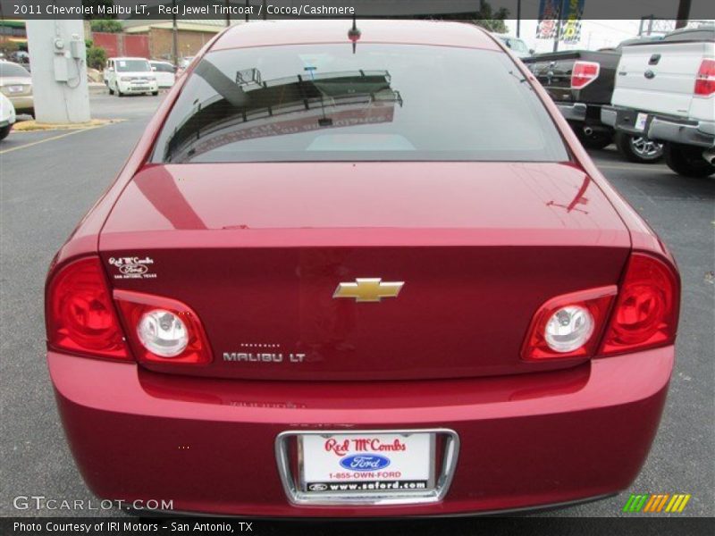 Red Jewel Tintcoat / Cocoa/Cashmere 2011 Chevrolet Malibu LT