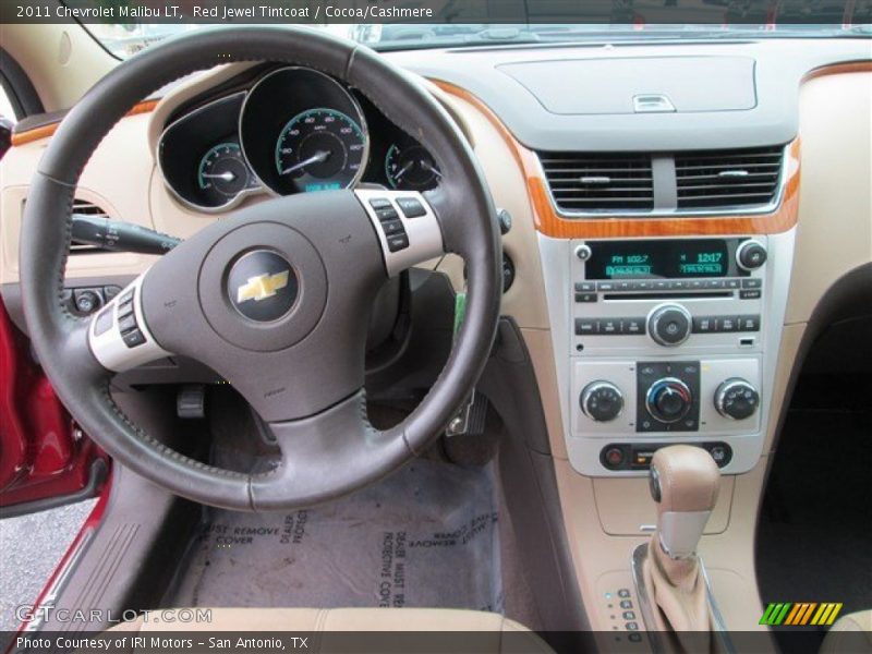 Red Jewel Tintcoat / Cocoa/Cashmere 2011 Chevrolet Malibu LT