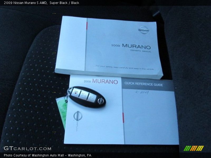 Super Black / Black 2009 Nissan Murano S AWD