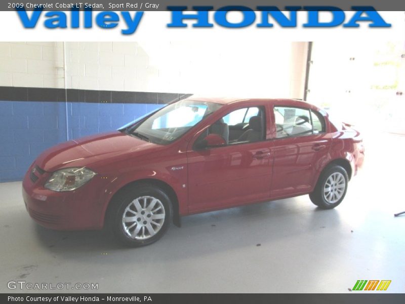 Sport Red / Gray 2009 Chevrolet Cobalt LT Sedan