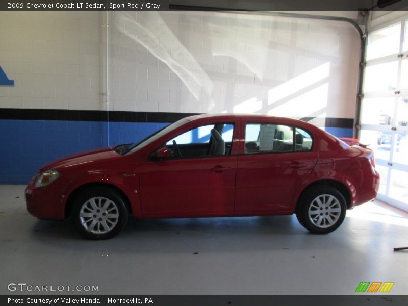 Sport Red / Gray 2009 Chevrolet Cobalt LT Sedan