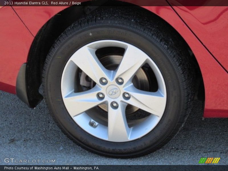 Red Allure / Beige 2013 Hyundai Elantra GLS